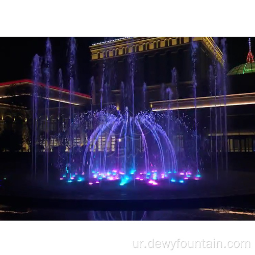 پانی کا رقص پارک کے لئے خشک زمین کے فرش کا چشمہ